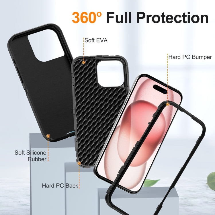 For iPhone 16 Pro Life Waterproof Rugged Phone Case(Black) - iPhone 16 Pro Cases by PMC TechLife | Online Shopping South Africa | PMC TechLife | Buy Now Pay Later Mobicred