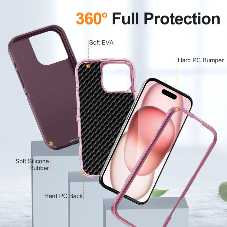 For iPhone 16 Pro Life Waterproof Rugged Phone Case(Purple + Pink) - iPhone 16 Pro Cases by PMC Jewellery | Online Shopping South Africa | PMC Jewellery | Buy Now Pay Later Mobicred