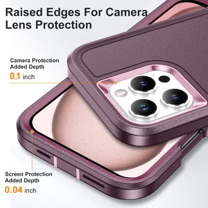 For iPhone 16 Pro Life Waterproof Rugged Phone Case(Purple + Pink) - iPhone 16 Pro Cases by PMC Jewellery | Online Shopping South Africa | PMC Jewellery | Buy Now Pay Later Mobicred