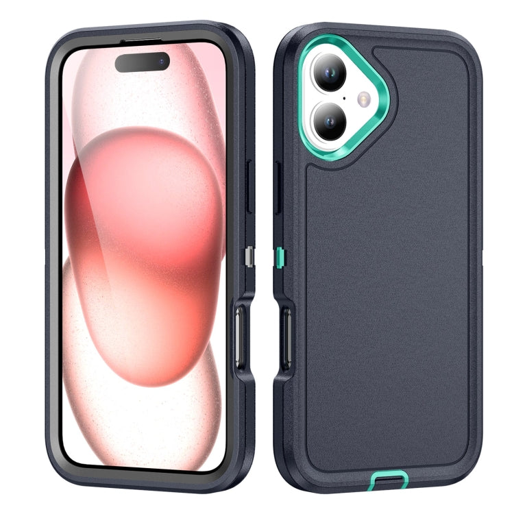 For iPhone 16 Plus Life Waterproof Rugged Phone Case(Dark Blue + Light Blue) - iPhone 16 Plus Cases by PMC Jewellery | Online Shopping South Africa | PMC Jewellery | Buy Now Pay Later Mobicred