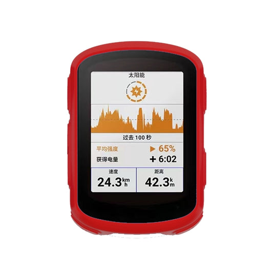 For Garmin Edge 540 / 840 Stopwatch Silicone Protective Case(Red) - Watch Cases by PMC Jewellery | Online Shopping South Africa | PMC Jewellery