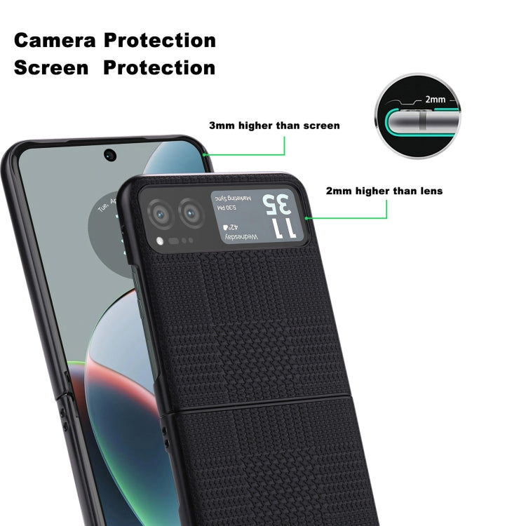 For Motorola Razr 40 ViLi TH Series Shockproof TPU + PC Phone Case(Black) - Motorola Cases by ViLi | Online Shopping South Africa | PMC TechLife | Buy Now Pay Later Mobicred