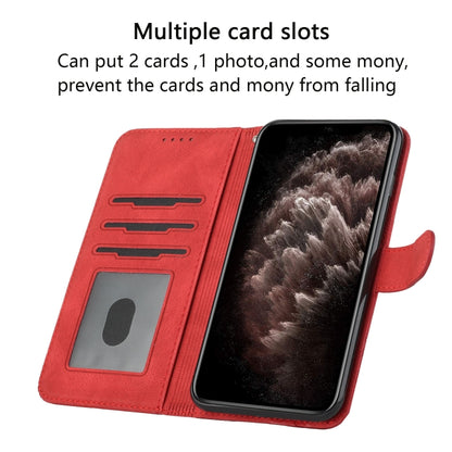 For Motorola Moto G Power 5G 2024 Cubic Skin Feel Flip Leather Phone Case(Red) - Motorola Cases by PMC Jewellery | Online Shopping South Africa | PMC Jewellery | Buy Now Pay Later Mobicred