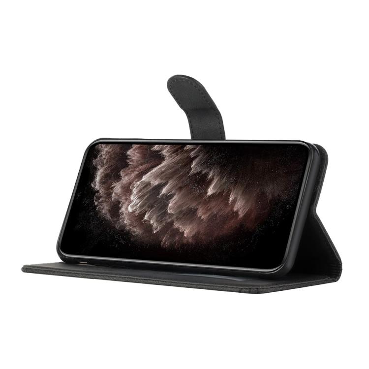 For iPhone 17 Pro Max Cubic Skin Feel Flip Leather Phone Case(Black) - free shipping - PMc TechLife - Order now!