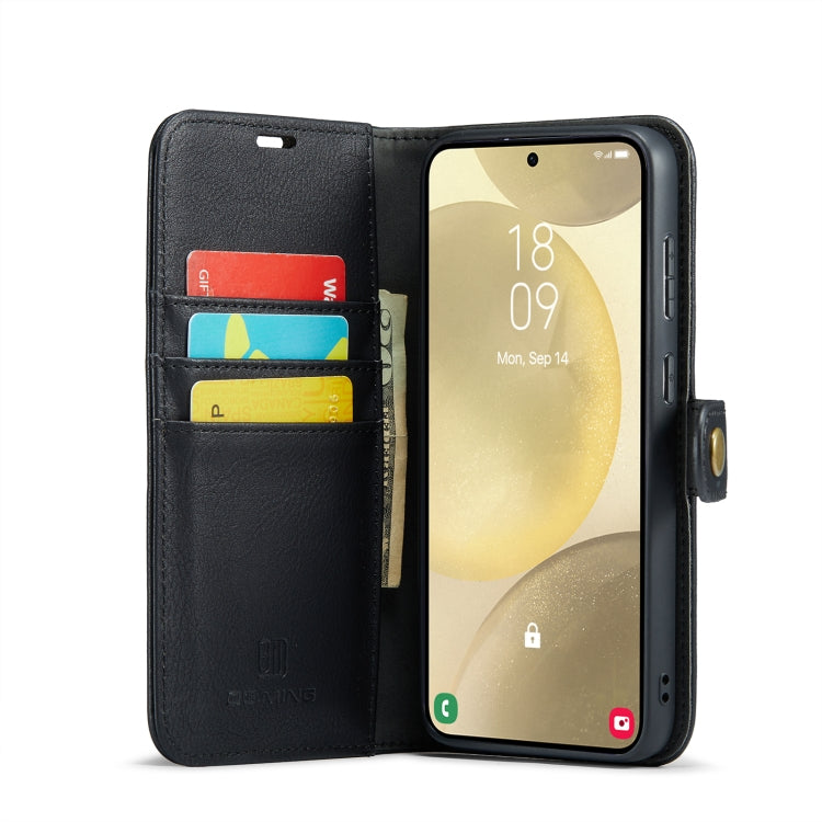 For Samsung Galaxy S24+ 5G DG.MING Crazy Horse Texture Detachable Magnetic Leather Case(Black) - Galaxy S24+ 5G Cases by DG.MING | Online Shopping South Africa | PMC Jewellery | Buy Now Pay Later Mobicred