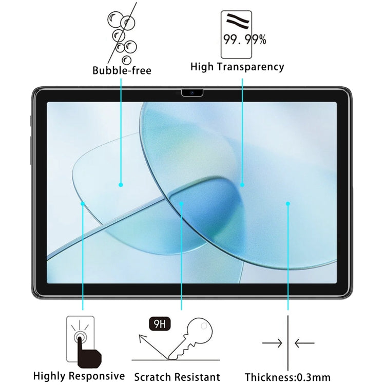 For Doogee T10S 2pcs 9H 0.3mm Explosion-proof Tempered Glass Film - Others by PMC TechLife | Online Shopping South Africa | PMC TechLife | Buy Now Pay Later Mobicred