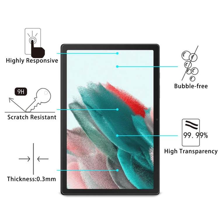 For Samsung Galaxy Tab A9 9H 0.3mm Explosion-proof Tempered Glass Film - For Samsung Tab by PMC Jewellery | Online Shopping South Africa | PMC Jewellery