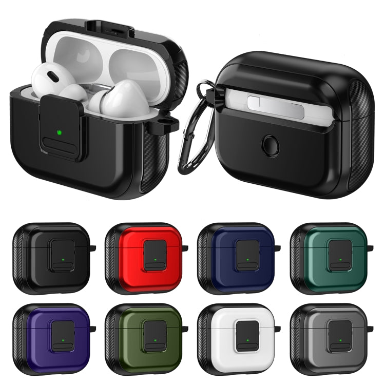 For AirPods 3 TPU + PC Wireless Earphones Case with Magnetic Switch(Blue) - For AirPods 3 by PMC Jewellery | Online Shopping South Africa | PMC Jewellery | Buy Now Pay Later Mobicred