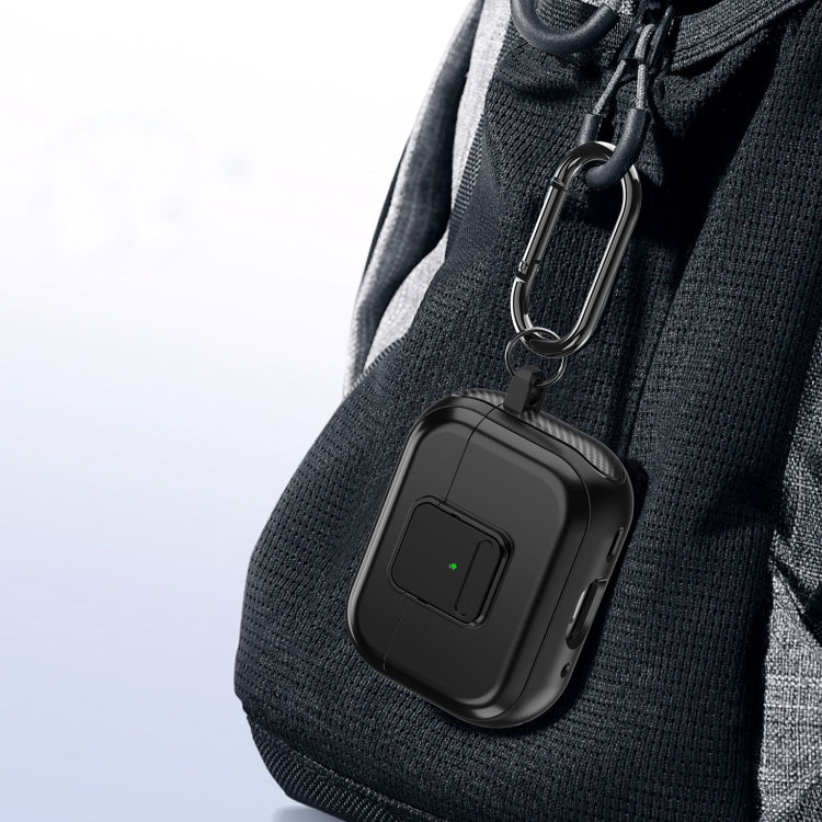 For AirPods 3 TPU + PC Wireless Earphones Case with Magnetic Switch(Black) - free shipping - PMC Jewellery - Order now!