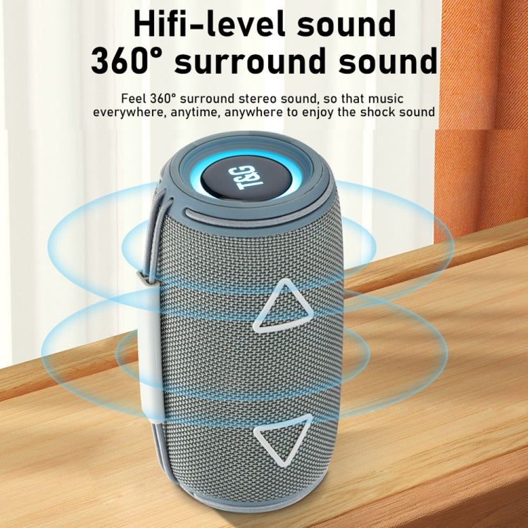 T&G TG-657 Portable Wireless 3D Stereo Subwoofer Bluetooth Speaker Support FM / LED Atmosphere Light(Red) - free shipping - PMC Jewellery - Order now!