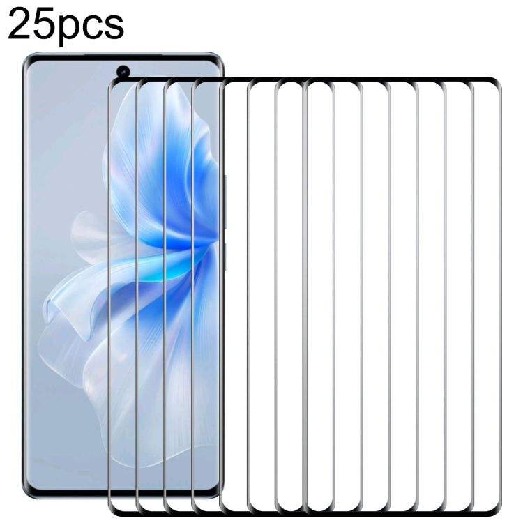 For vivo S18 Pro 25pcs 3D Curved Edge Full Screen Tempered Glass Film - S18 Pro Tempered Glass by PMC Jewellery | Online Shopping South Africa | PMC Jewellery | Buy Now Pay Later Mobicred