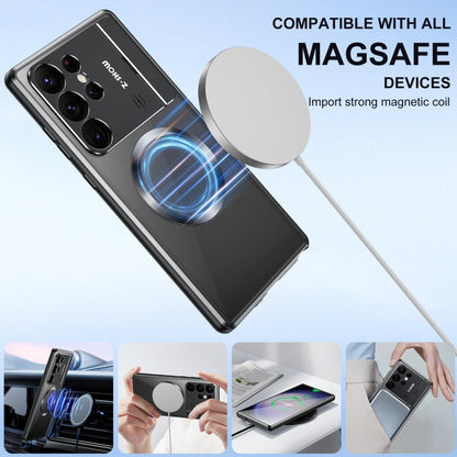 For Samsung Galaxy S21 Ultra 5G Aromatherapy Holder Single-sided MagSafe Magnetic Phone Case(Black) - Galaxy S21 Ultra 5G Cases by PMC Jewellery | Online Shopping South Africa | PMC Jewellery