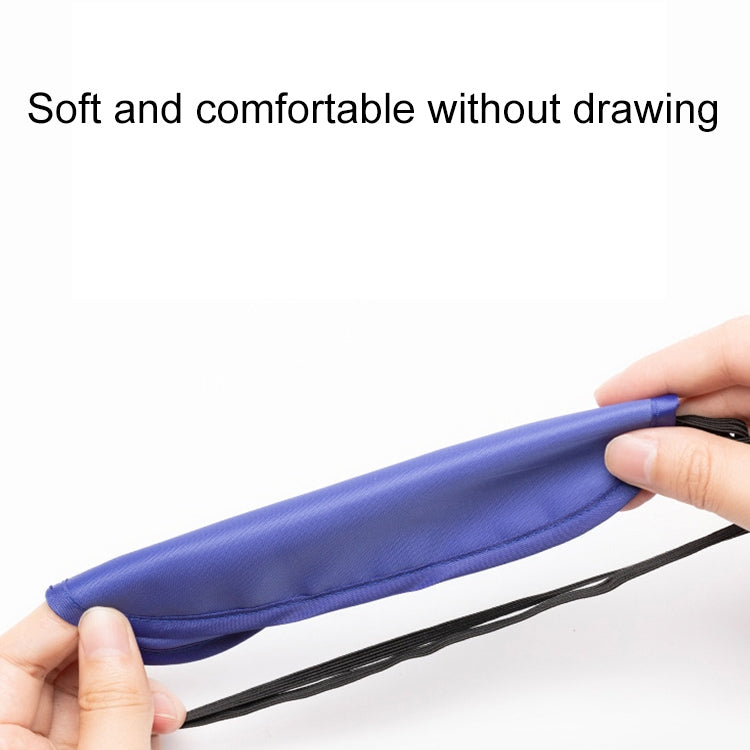 Breathable Polyester Solid Color Eye Protection Mask(Blue) - free shipping - PMC TechLife - Order now!