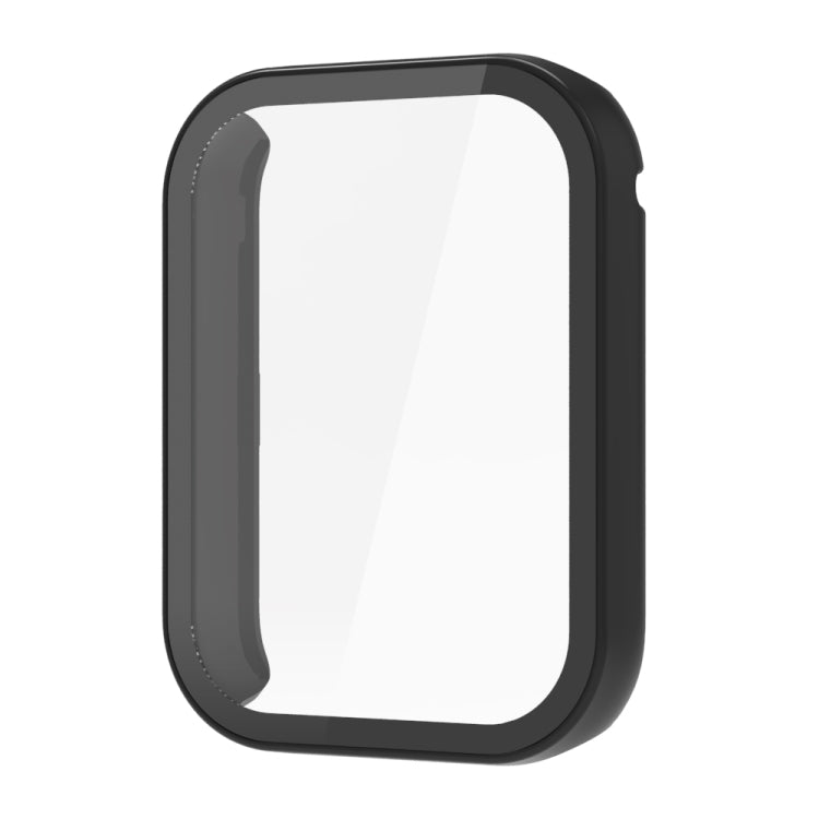 For Xiaomi Mi Band 8 Pro PC + Tempered Film Integrated Watch Protective Case(Black) - Watch Cases by PMC TechLife | Online Shopping South Africa | PMC TechLife | Buy Now Pay Later Mobicred