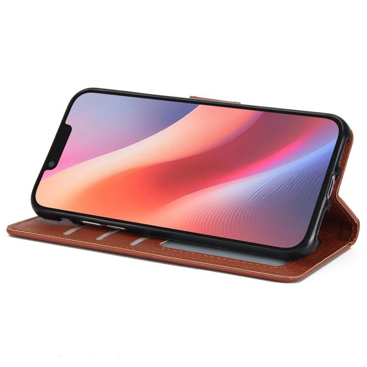 For iPhone 16e 3-Card Slots Multifunctional Leather Phone Case(Brown) - free shipping - PMC TechLife - Order now!