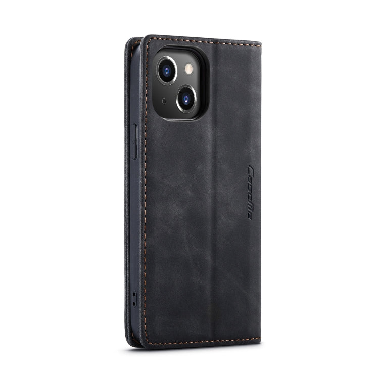 For iPhone 15 Plus CaseMe 013 Multifunctional Horizontal Flip Leather Phone Case(Black) - iPhone 15 Plus Cases by CaseMe | Online Shopping South Africa | PMC Jewellery | Buy Now Pay Later Mobicred