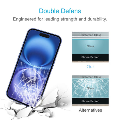 For iPhone 16 0.26mm 9H 2.5D Tempered Glass Film - iPhone 16 Tempered Glass by DIYLooks | Online Shopping South Africa | PMC Jewellery | Buy Now Pay Later Mobicred