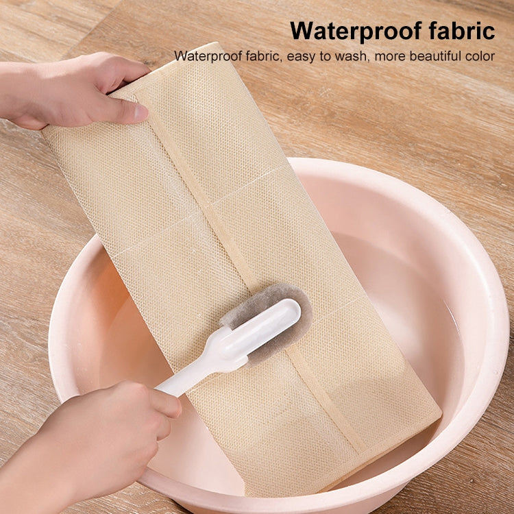 12+24 Grids Underwear Storage Bag Non-woven Double-sided Hanging Storage Bag(Grey) - Storage Bags by PMC TechLife | Online Shopping South Africa | PMC TechLife | Buy Now Pay Later Mobicred