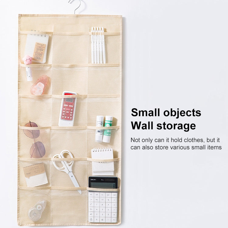6+6 Grids Underwear Storage Bag Non-woven Double-sided Hanging Storage Bag(Pink) - Storage Bags by PMC TechLife | Online Shopping South Africa | PMC TechLife | Buy Now Pay Later Mobicred
