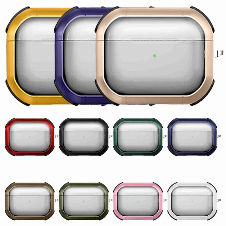 For AirPods 3 Thunder Transparent Armor Wireless Earphones Protective Case(Green) - For AirPods 3 by PMC Jewellery | Online Shopping South Africa | PMC Jewellery | Buy Now Pay Later Mobicred