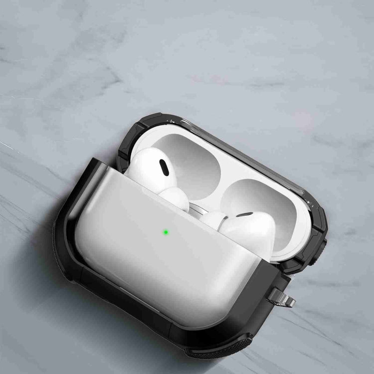 For AirPods 3 Thunder Transparent Armor Wireless Earphones Protective Case(Purple) - For AirPods 3 by PMC Jewellery | Online Shopping South Africa | PMC Jewellery | Buy Now Pay Later Mobicred
