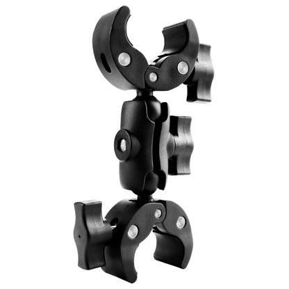 Motorcycle Dual-heads Crabs Clamps Handlebar Fixed Mount, Length:18cm - Mount & Holder by PMC Jewellery | Online Shopping South Africa | PMC Jewellery | Buy Now Pay Later Mobicred