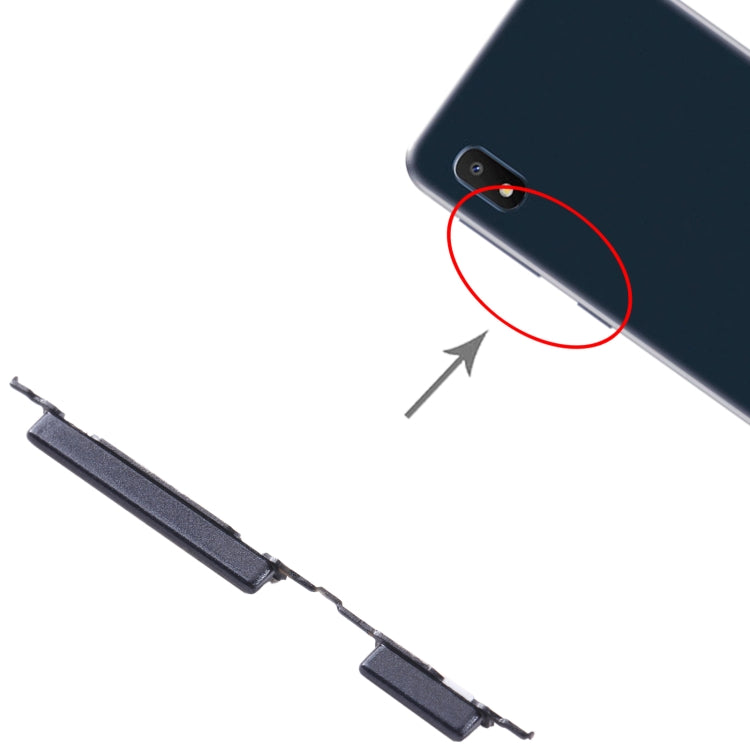 For Samsung Galaxy A10e SM-A102 10pcs Power Button + Volume Control Button(Black) - free shipping - PMc TechLife - Order now!