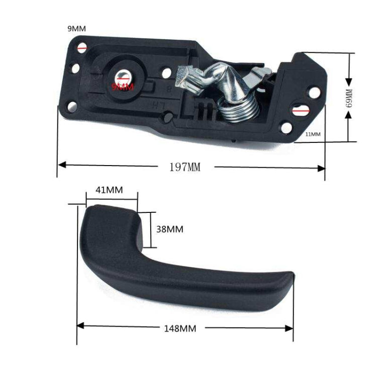 Car Left Side Door Handle Repair Kit 20833606 for Chevrolet - free shipping - PMC TechLife - Order now!