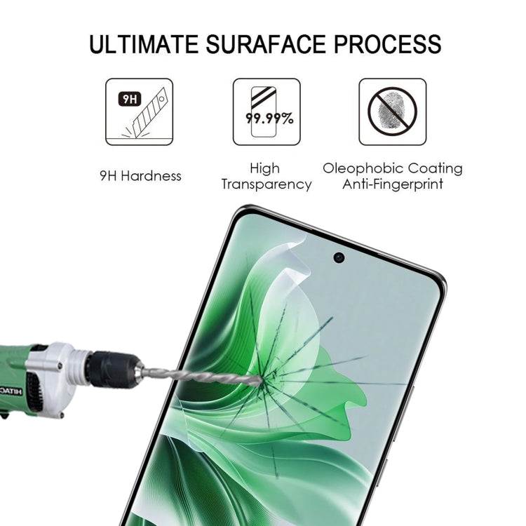 For OPPO Reno11 Pro Global 9H HD 3D Curved Edge Tempered Glass Film(Black) - Reno11 Pro Tempered Glass by PMC Jewellery | Online Shopping South Africa | PMC Jewellery | Buy Now Pay Later Mobicred