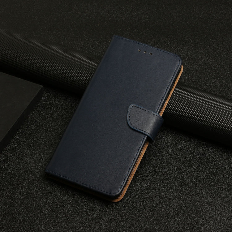 For Honor 200 Lite Global HT02 Genuine Leather Fingerprint-proof Flip Phone Case(Blue) - Honor Cases by PMC TechLife | Online Shopping South Africa | PMC TechLife | Buy Now Pay Later Mobicred