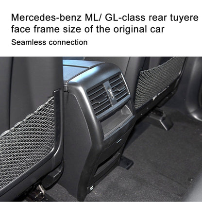 For Mercedes Benz ML320 / GL450 Car Rear Air Conditioner Air Outlet Panel Cover 166 680 7403, Style:Dual Hole(Black) - Air Conditioning System by PMC Jewellery | Online Shopping South Africa | PMC Jewellery | Buy Now Pay Later Mobicred