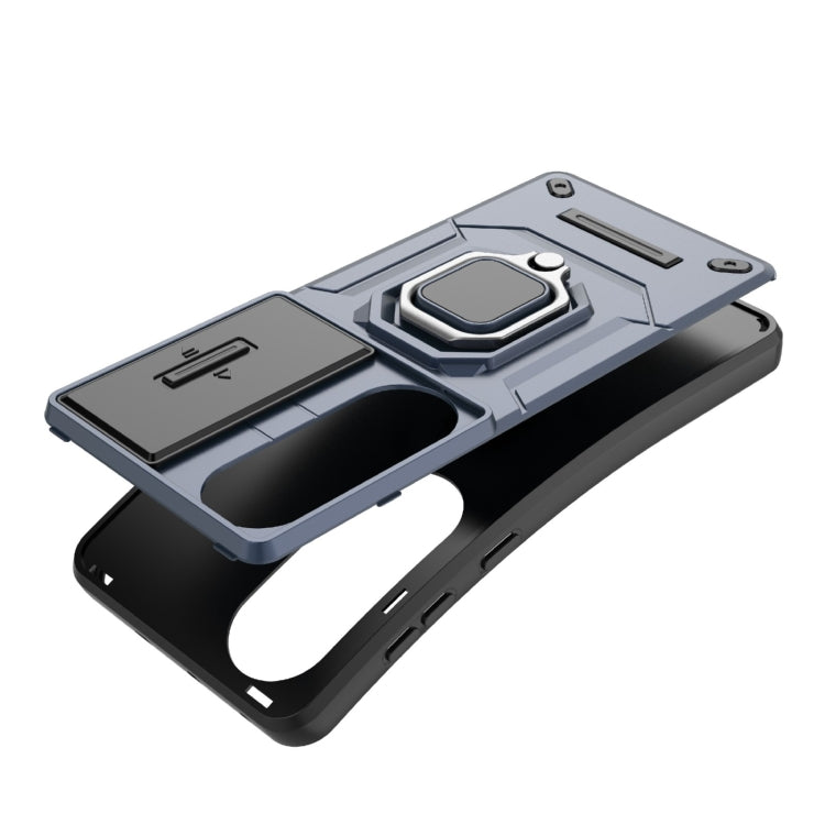 For OnePlus ACE 3V Sliding Camshield TPU + PC Shockproof Phone Case with Holder(Black) - free shipping - PMC TechLife - Order now!