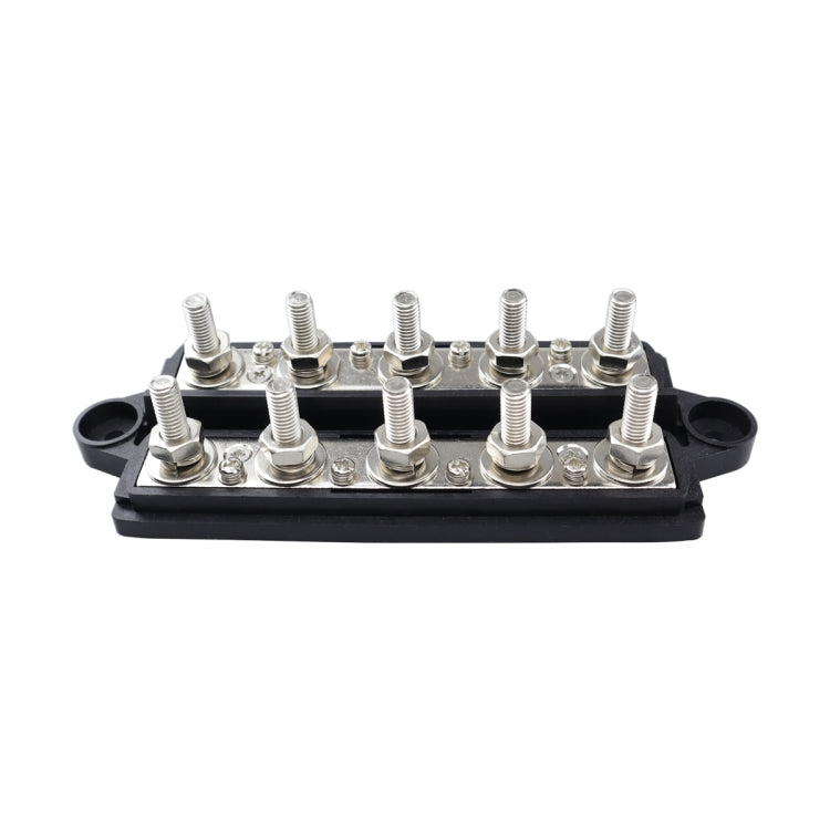 CP-4135 RV / Yacht M10 5-stud Double Row Busbar(Red Black) - Fuse by PMC TechLife | Online Shopping South Africa | PMC TechLife | Buy Now Pay Later Mobicred
