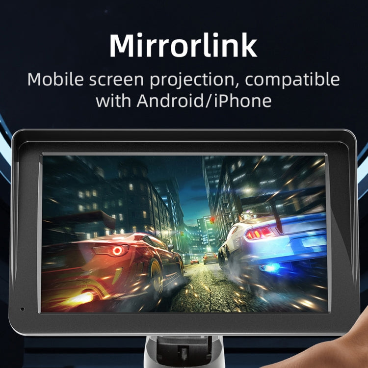 B5570 SunShade Style Car MP5 Player 7 inch Wireless CarPlay, Support Mobile Phone Interconnection - Car MP3 & MP4 & MP5 by PMC TechLife | Online Shopping South Africa | PMC TechLife | Buy Now Pay Later Mobicred