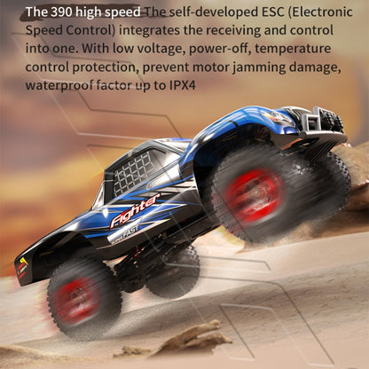 JJR/C Q39B 2.4G Four-wheel Drive High-speed Climbing Carbon Brush Motor RC Jeep(Red) - RC Cars by JJR/C | Online Shopping South Africa | PMC Jewellery | Buy Now Pay Later Mobicred