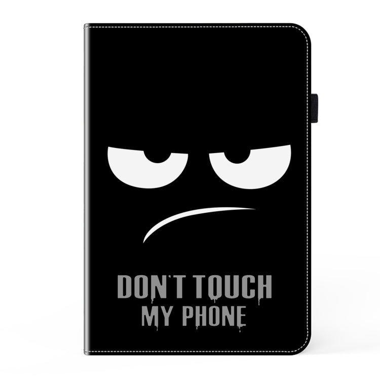 For Lenovo Tab M11 / Xiaoxin Pad 11 2024 Crystal Texture Painted Leather Tablet Case(Dont Touch My Phone) - Lenovo by PMC Jewellery | Online Shopping South Africa | PMC Jewellery | Buy Now Pay Later Mobicred