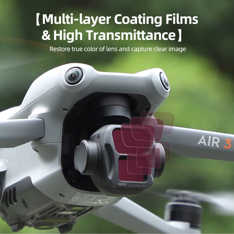 For DJI Air 3 Sunnylife Camera Lens Filter, Filter:ND4/PL - Lens Filter by Sunnylife | Online Shopping South Africa | PMC TechLife | Buy Now Pay Later Mobicred
