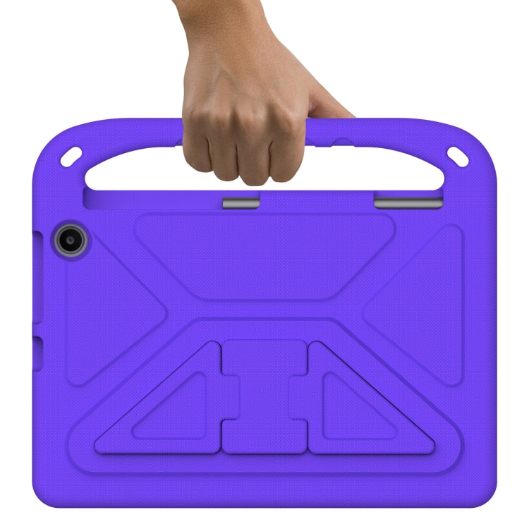 For Amazon Kindle Fire Max 11 Handle EVA Shockproof Tablet Case with Holder(Purple) - Amazon by PMC TechLife | Online Shopping South Africa | PMC TechLife | Buy Now Pay Later Mobicred