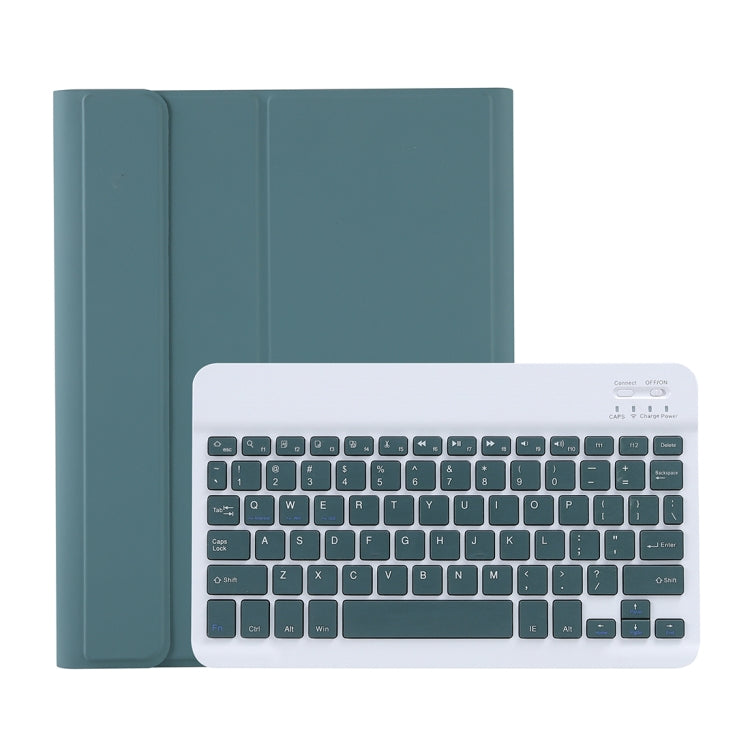 C-11B For iPad Pro 11 inch (2020) Detachable ABS Candy Color Bluetooth Keyboard Tablet Case with Stand & Pen Slot(Dark Green) - For iPad Pro by PMC Jewellery | Online Shopping South Africa | PMC Jewellery | Buy Now Pay Later Mobicred