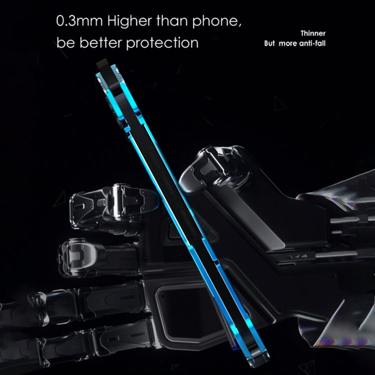 For iPhone 15 Pro R-JUST RJ17 Shockproof Armor Metal Phone Case(Black) - free shipping - PMC TechLife - Order now!