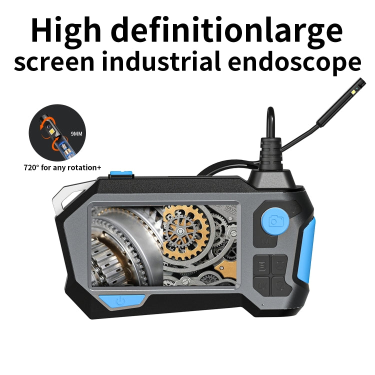 P120 Rotatable 8mm Dual Lenses Industrial Endoscope with Screen, 9mm Tail Pipe Diameter, Spec:5m Tube -  by PMC Jewellery | Online Shopping South Africa | PMC Jewellery | Buy Now Pay Later Mobicred