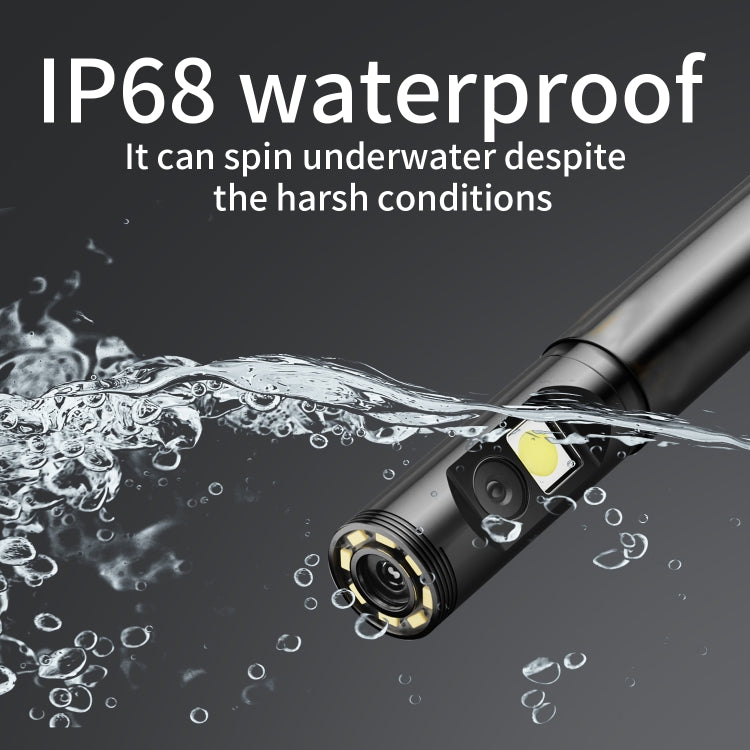 P120 Rotatable 8mm Dual Lenses Industrial Endoscope with Screen, 16mm Tail Pipe Diameter, Spec:10m Tube -  by PMC TechLife | Online Shopping South Africa | PMC TechLife | Buy Now Pay Later Mobicred