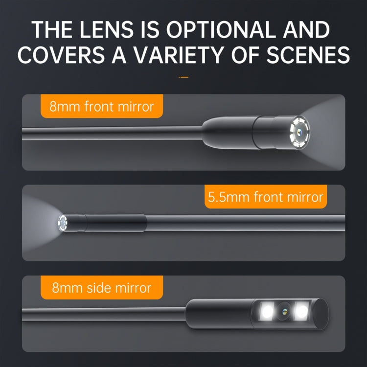 P200 5.5mm Front Lenses Integrated Industrial Pipeline Endoscope with 4.3 inch Screen, Spec:5m Tube -  by PMC Jewellery | Online Shopping South Africa | PMC Jewellery | Buy Now Pay Later Mobicred