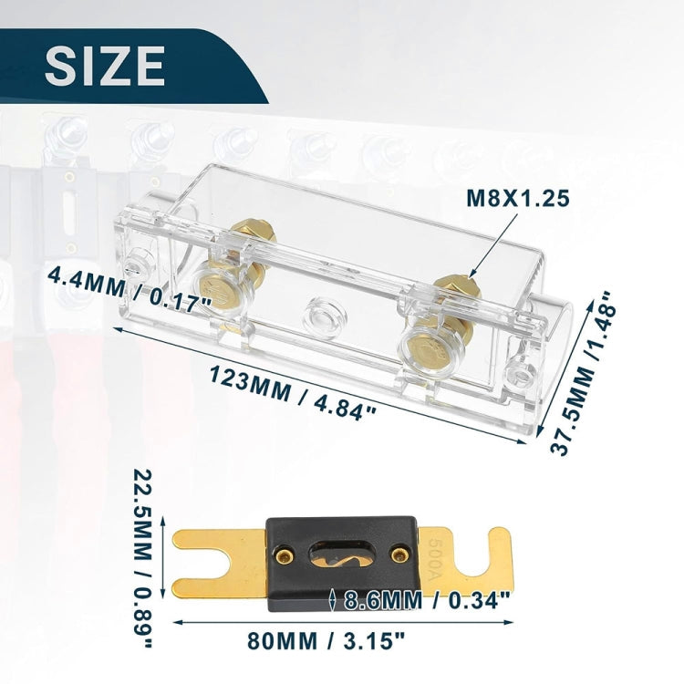 3 in 1 ANL Car Audio Modified Fuse Holder with 200A Fuse, Current:120A - free shipping - PMC TechLife - Order now!
