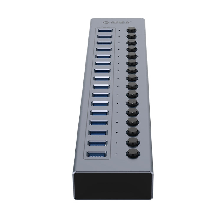 ORICO BT2U3-16AB-GY-BP 16 Ports USB 3.0 HUB with Individual Switches(AU Plug) - USB 3.0 HUB by ORICO | Online Shopping South Africa | PMC Jewellery | Buy Now Pay Later Mobicred