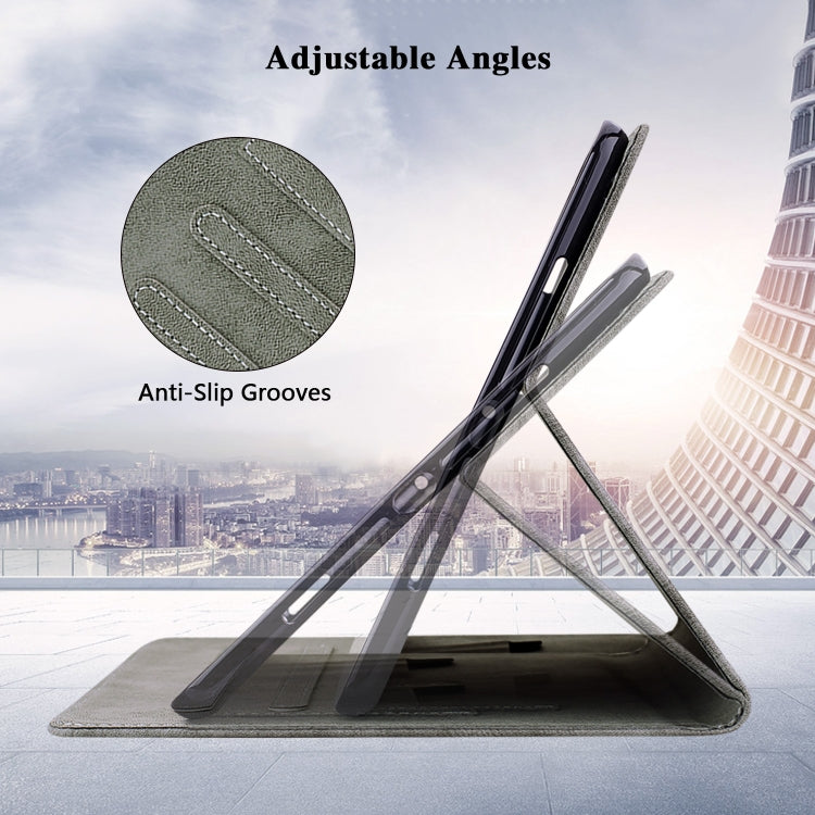 For Honor Pad 9 12.1 Embossed Tiger Pattern Leather Tablet Case(Grey) - Honor by PMC TechLife | Online Shopping South Africa | PMC TechLife | Buy Now Pay Later Mobicred