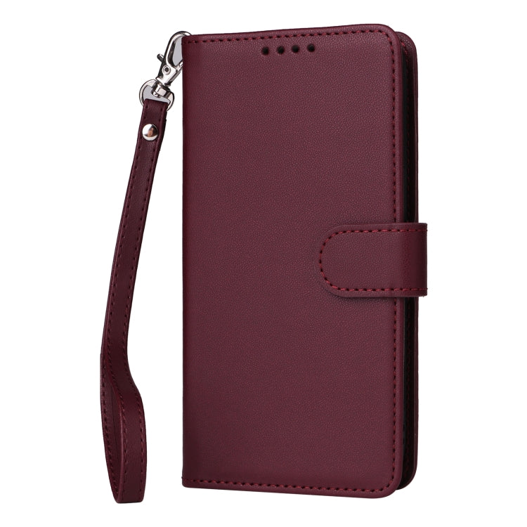 For iPhone 16 Pro BETOPNICE BN-005 2 in 1 Detachable Imitate Genuine Leather Phone Case(Wine Red) - iPhone 16 Pro Cases by BETOPNICE | Online Shopping South Africa | PMC Jewellery | Buy Now Pay Later Mobicred