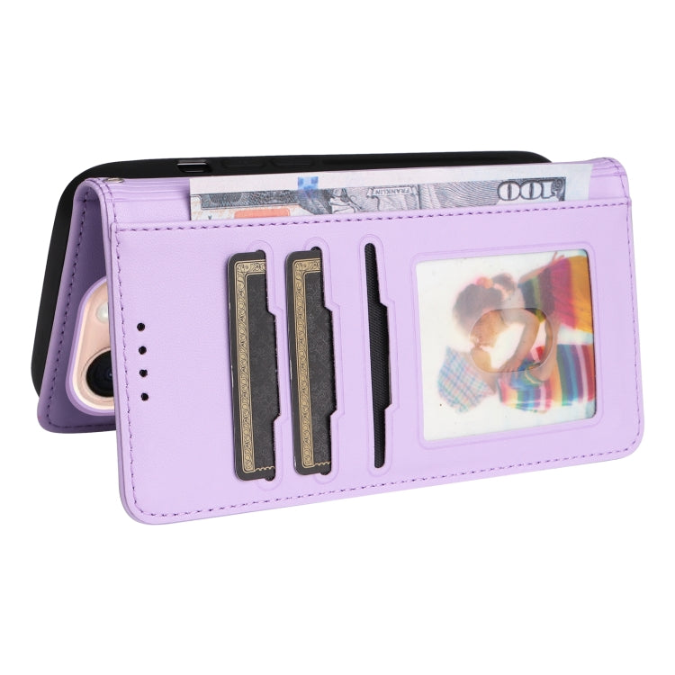 For iPhone 16 Pro Max BETOPNICE BN-005 2 in 1 Detachable Imitate Genuine Leather Phone Case(Light Purple) - iPhone 16 Pro Max Cases by BETOPNICE | Online Shopping South Africa | PMC Jewellery | Buy Now Pay Later Mobicred