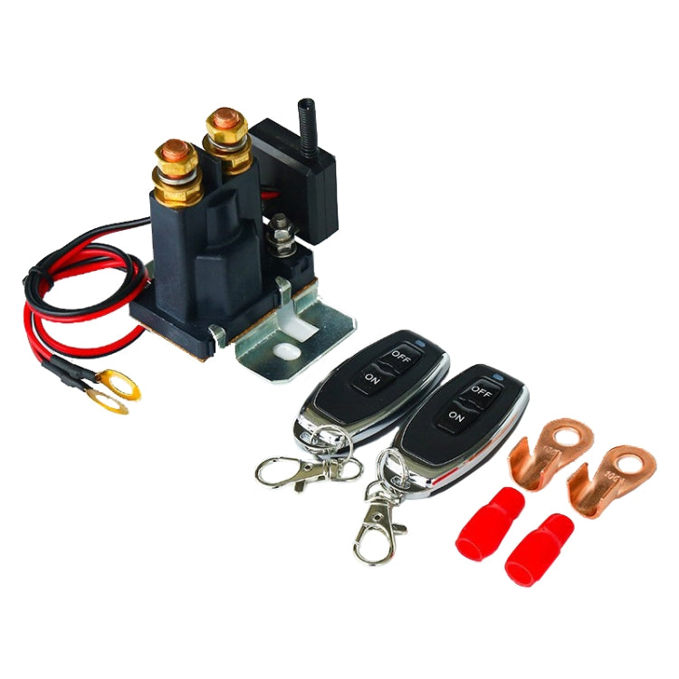 24V 500A Car Battery Remote Control Relay Rotary Switch Cut, Style:with 2 x Remote Control - Relays by PMC TechLife | Online Shopping South Africa | PMC TechLife | Buy Now Pay Later Mobicred