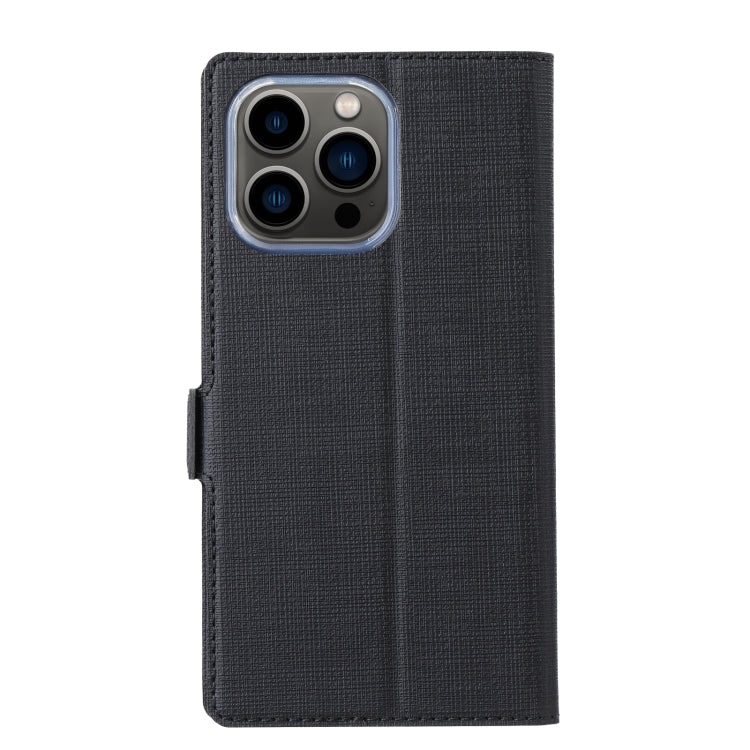 For iPhone 15 Pro Max ViLi K Series Dual-side Buckle Magsafe Leather Phone Case(Black) - free shipping - PMC Jewellery - Order now!